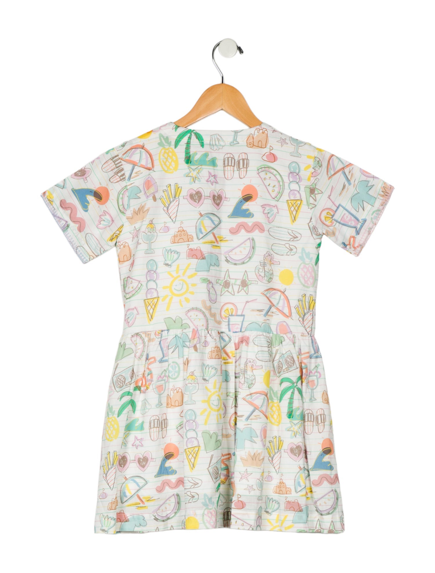 Stella McCartney Girls' Patterned Short Sleeve Dress