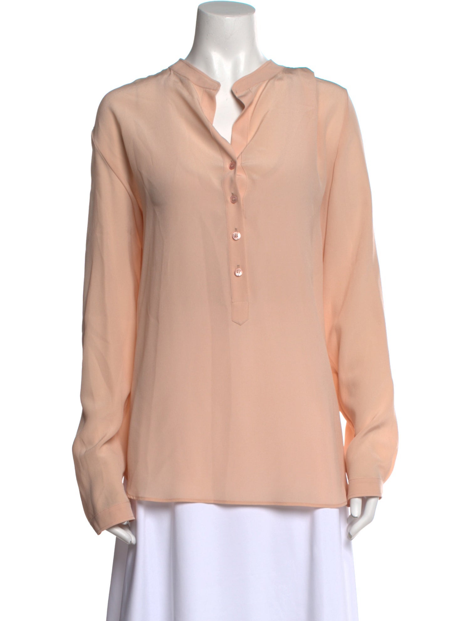 Stella McCartney Silk V-Neck Polo w/ Tags