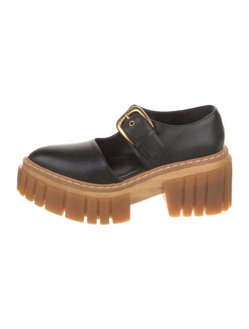 Stella McCartney Leather Lasercut Accents Pumps