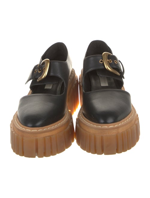 Stella McCartney Leather Lasercut Accents Pumps