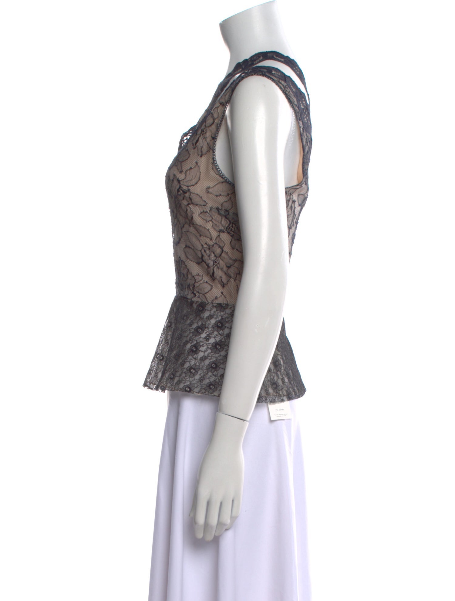 Stella McCartney Lace Floral Print Top