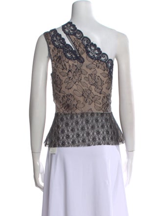 Stella McCartney Lace Floral Print Top