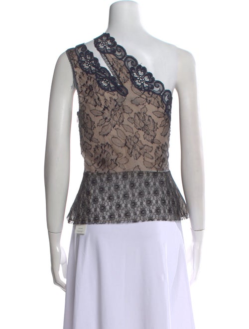 Stella McCartney Lace Floral Print Top