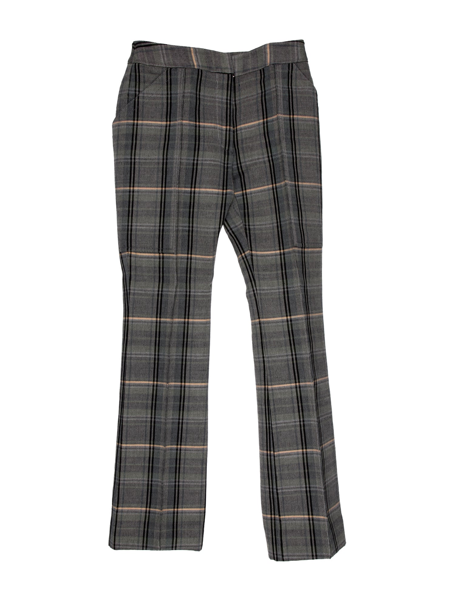 Stella McCartney Wool Straight Leg Pants
