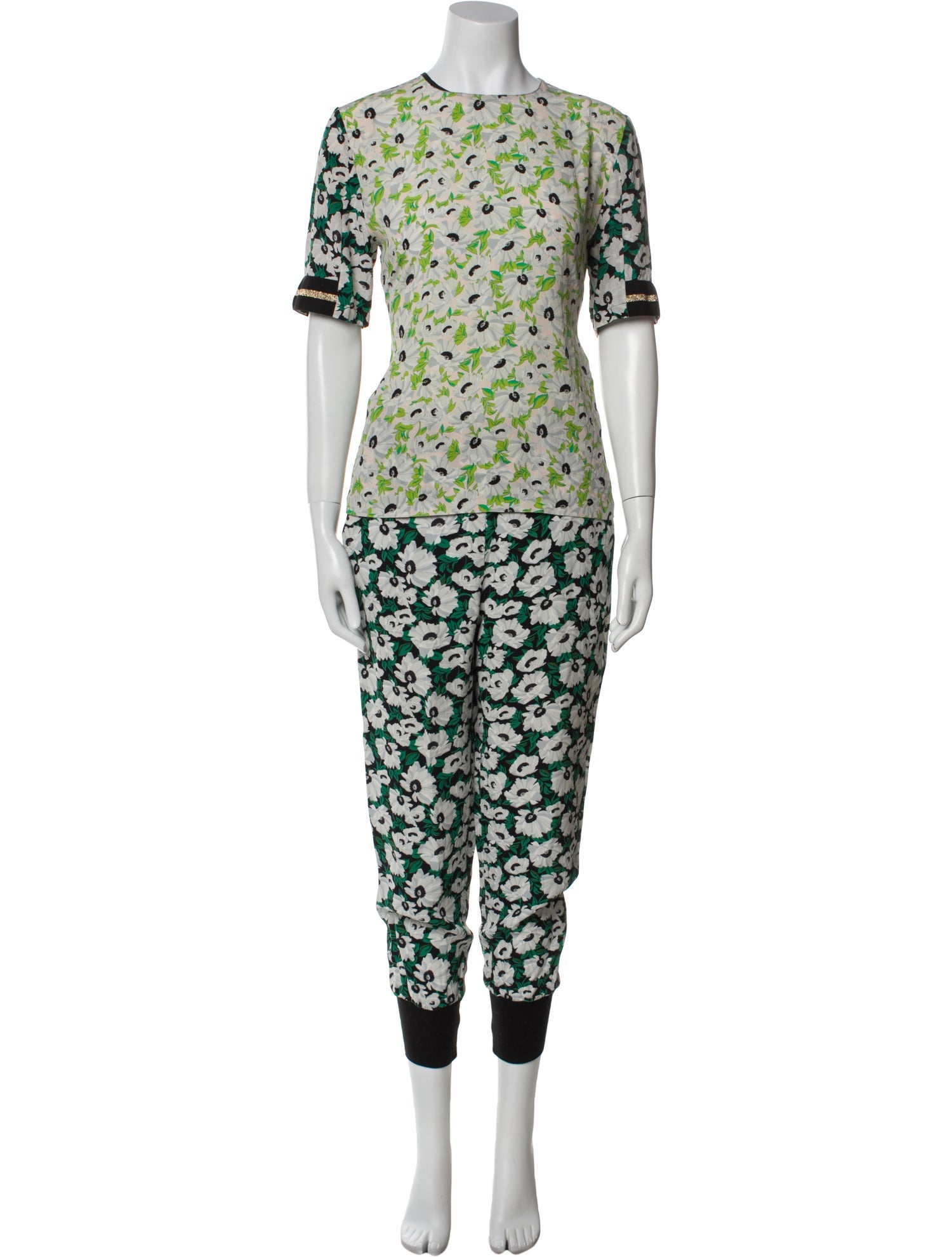 Stella McCartney Floral Print Pant Set