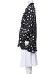 Stella McCartney Polka Dot Print Mock Neck Tunic