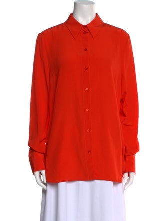 Stella McCartney Long Sleeve Button-Up Top