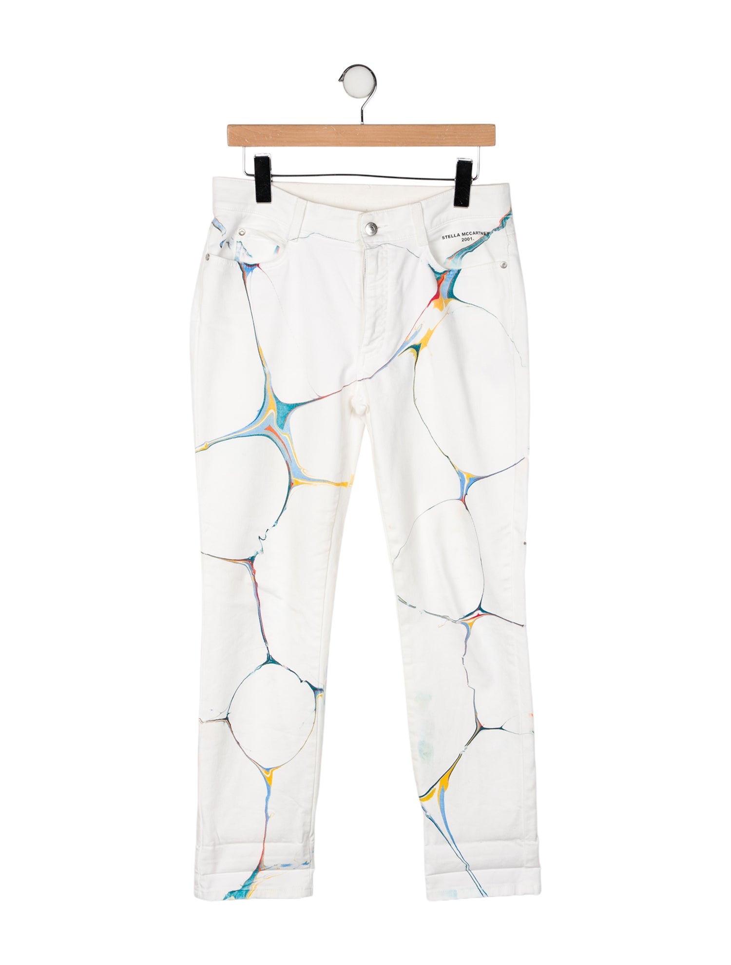 Stella McCartney Mid-Rise Straight Leg Jeans