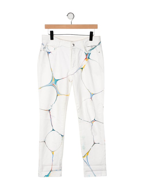 Stella McCartney Mid-Rise Straight Leg Jeans