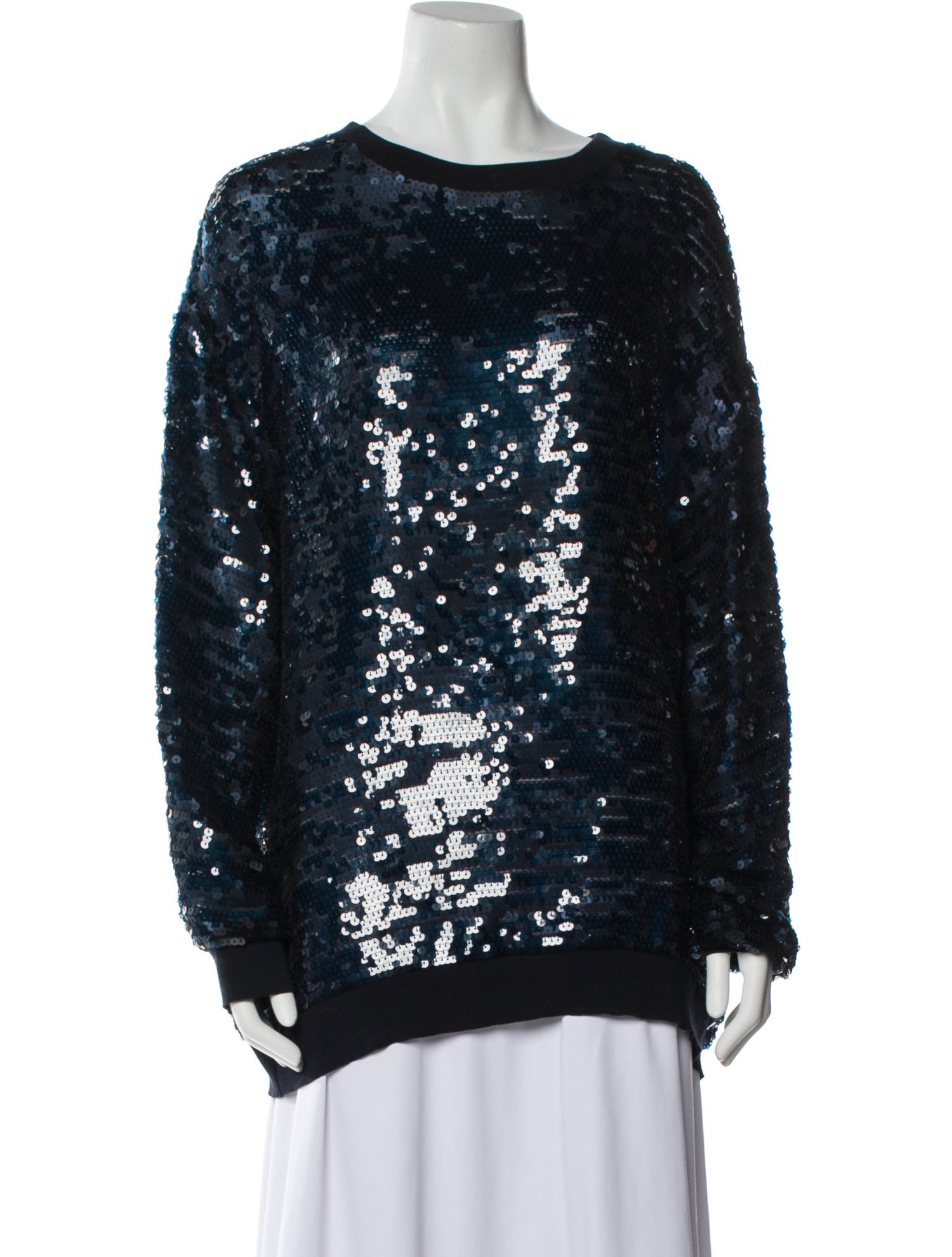 Stella McCartney Silk Bateau Neckline Sweatshirt