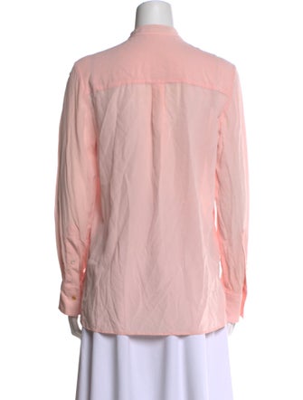Stella McCartney Silk Mock Neck Blouse