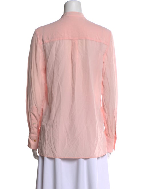 Stella McCartney Silk Mock Neck Blouse