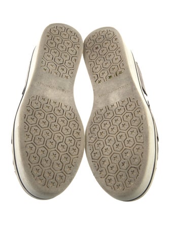 Stella McCartney Vegetarian Leather Printed Wedge Sneakers