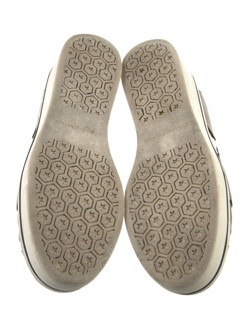 Stella McCartney Vegetarian Leather Printed Wedge Sneakers