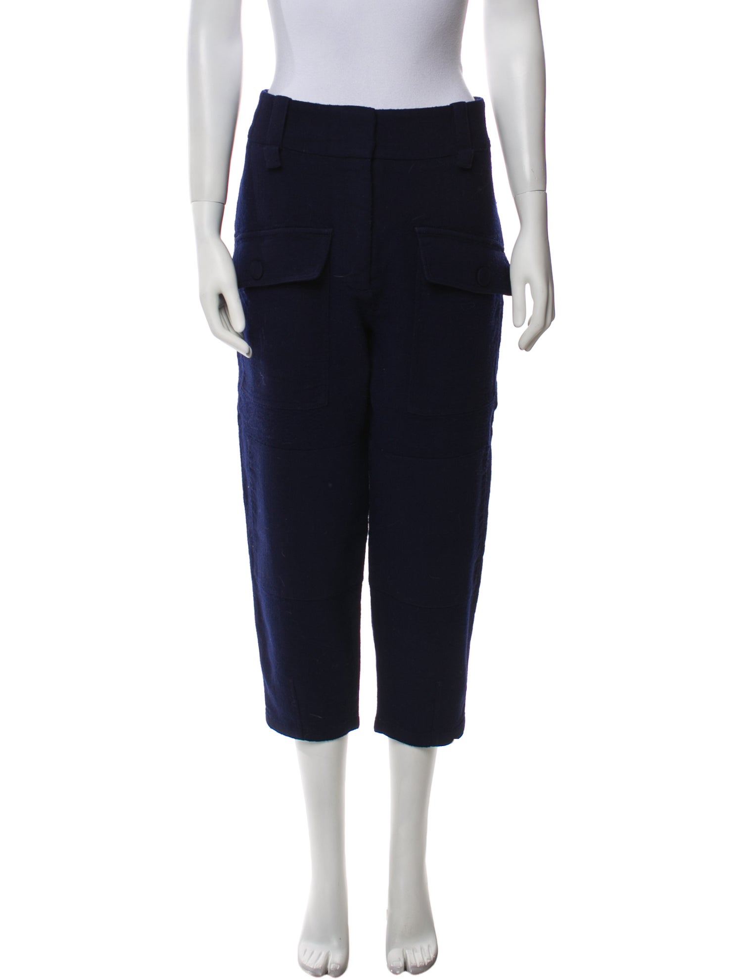 Stella McCartney Wool Straight Leg Pants