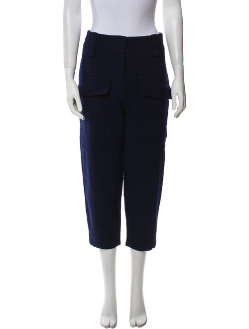 Stella McCartney Wool Straight Leg Pants