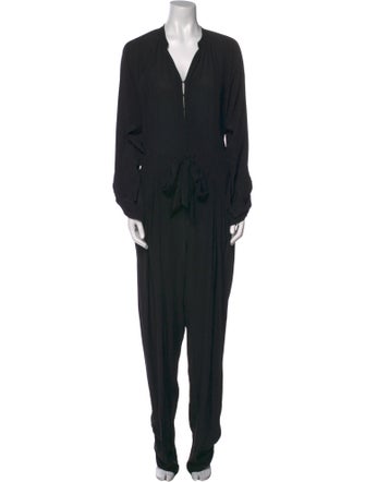 Stella McCartney Silk V-Neck Jumpsuit