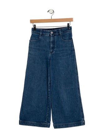 Stella McCartney Mid-Rise Wide Leg Jeans