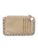 Stella McCartney Chain-Link Accent Suede Wallet