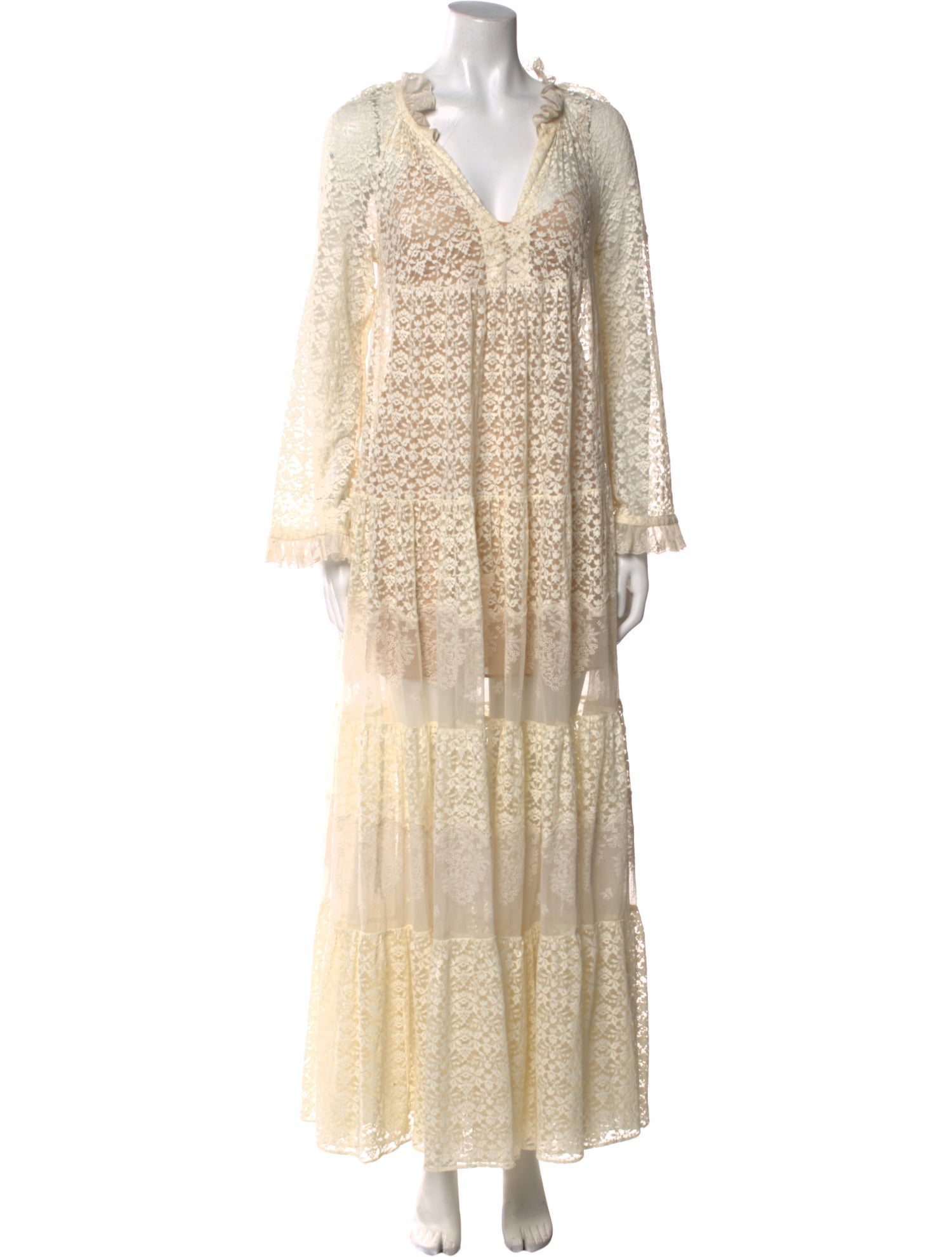 Stella McCartney V-Neck Midi Length Dress