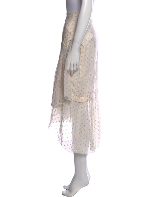 Stella McCartney Silk Midi Length Skirt