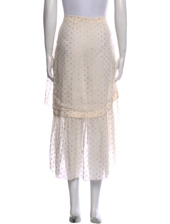 Stella McCartney Silk Midi Length Skirt