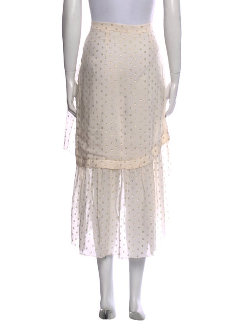 Stella McCartney Silk Midi Length Skirt