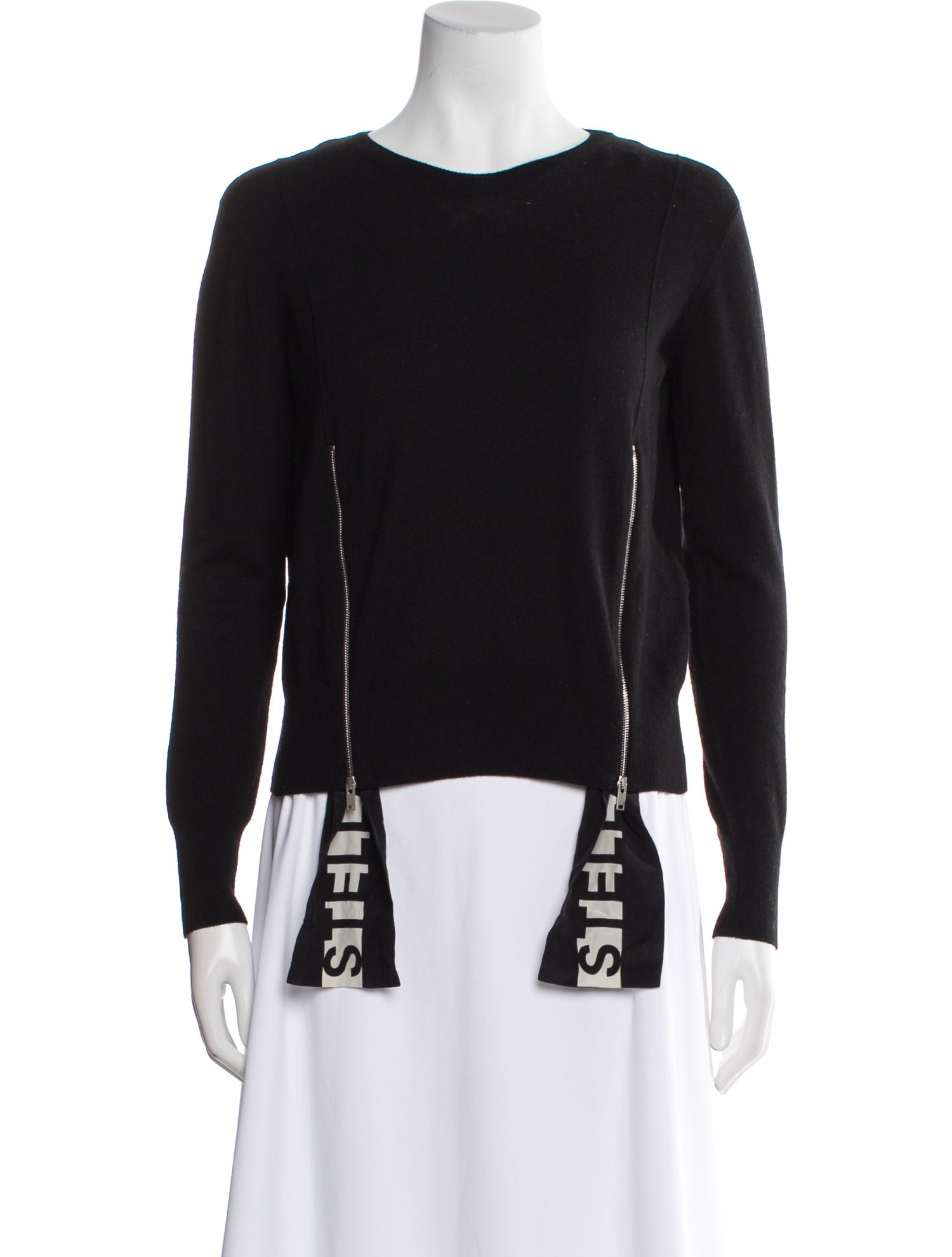 Stella McCartney Virgin Wool Bateau Neckline Sweater