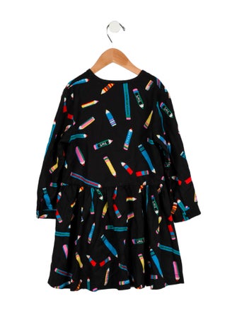 Stella McCartney Girls' Long Sleeve Printed Dress
