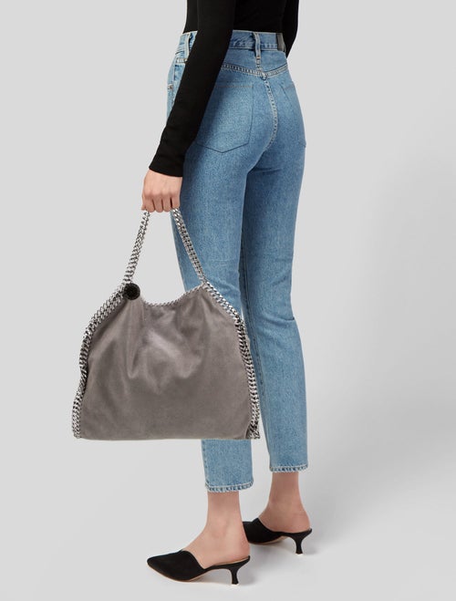 Stella McCartney Vegetarian Suede Shoulder Bag