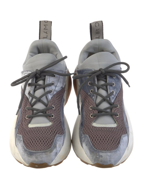 Stella McCartney Mesh Colorblock Pattern Chunky Sneakers