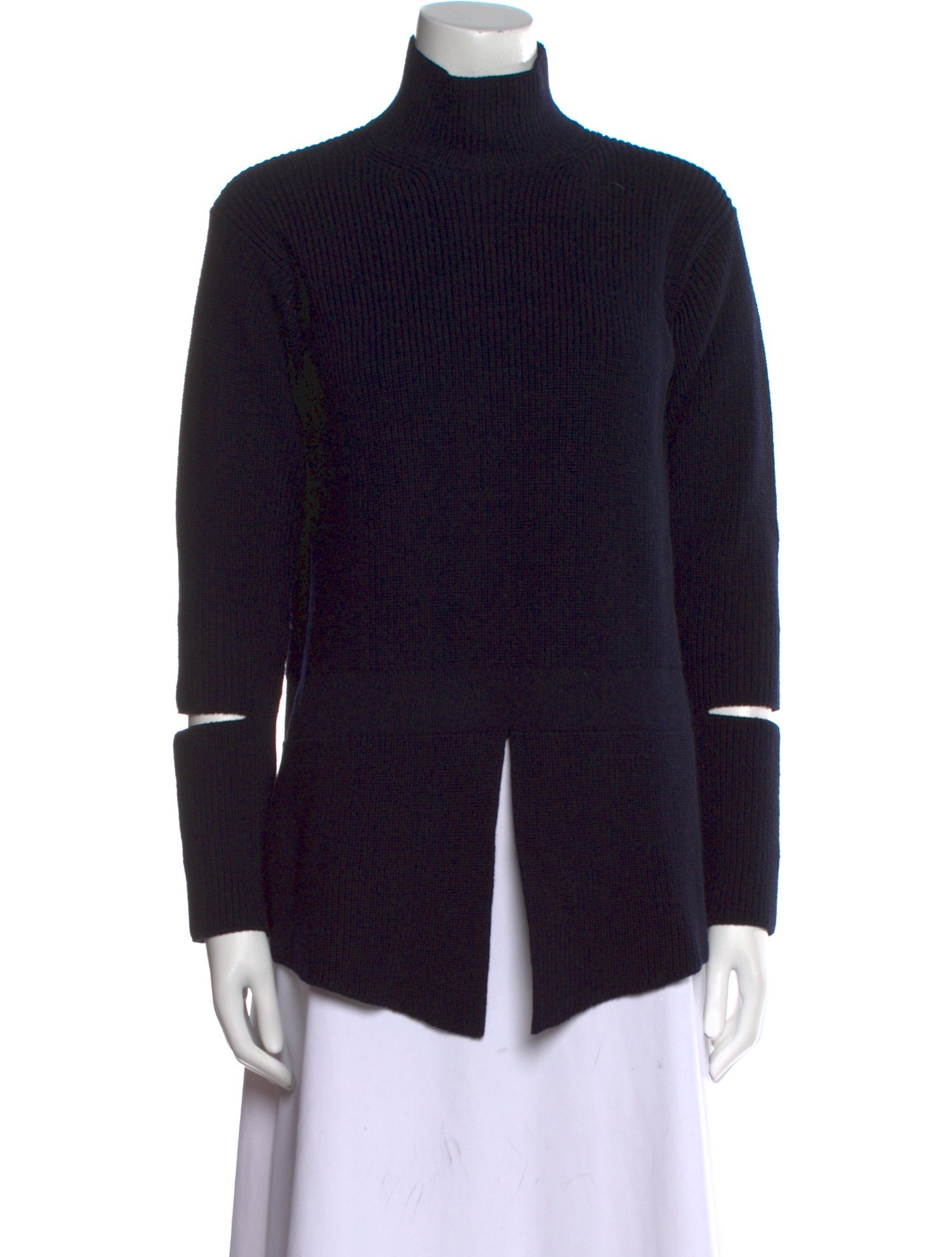 Stella McCartney Virgin Wool Mock Neck Sweater