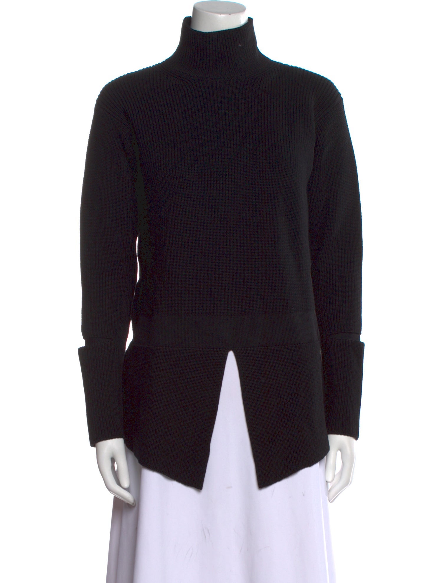 Stella McCartney Virgin Wool Mock Neck Sweater
