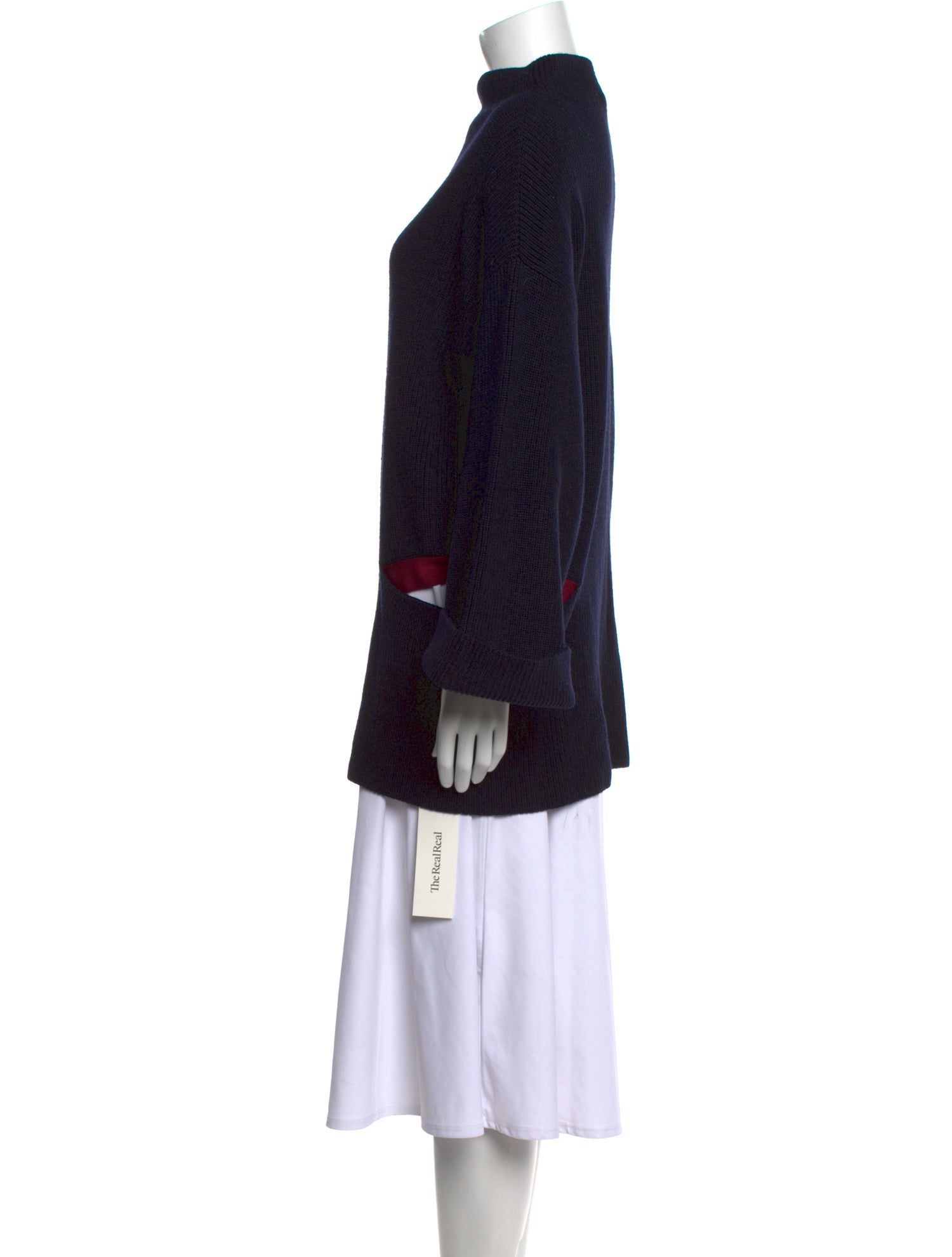 Stella McCartney Virgin Wool Mock Neck Sweater