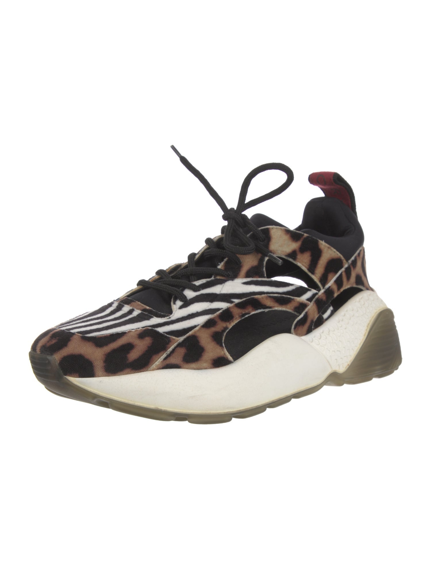 Stella McCartney Vegan Leather Animal Print Sneakers