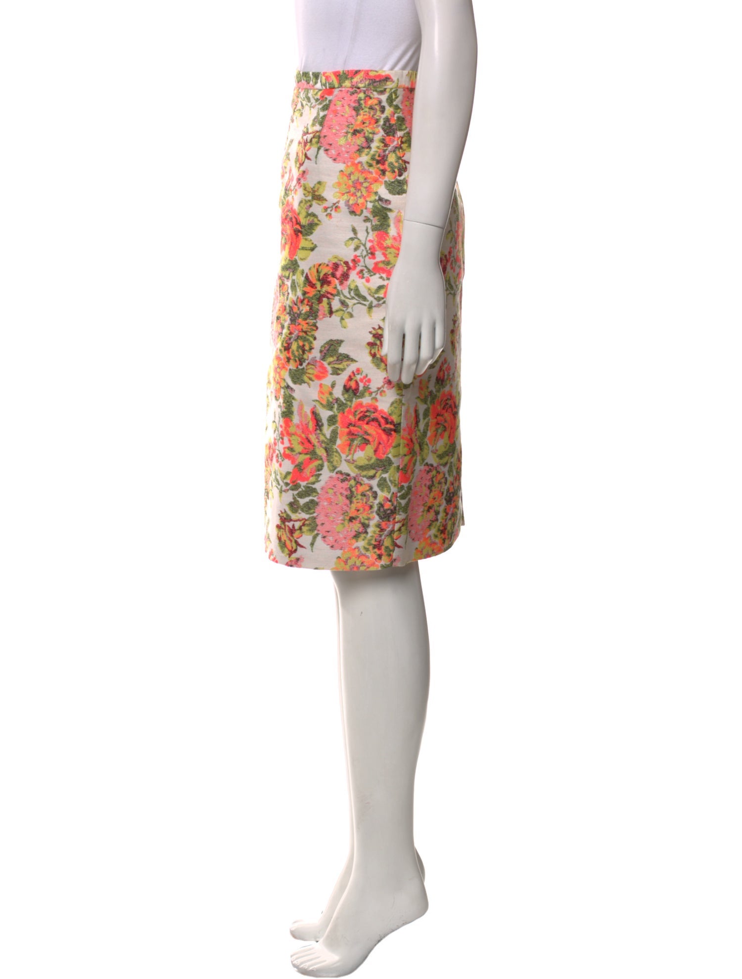 Stella McCartney Floral Print Knee-Length Skirt