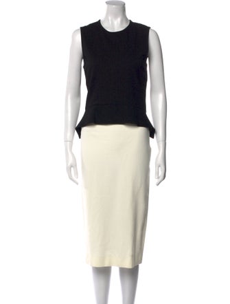 Stella McCartney Crew Neck Midi Length Dress