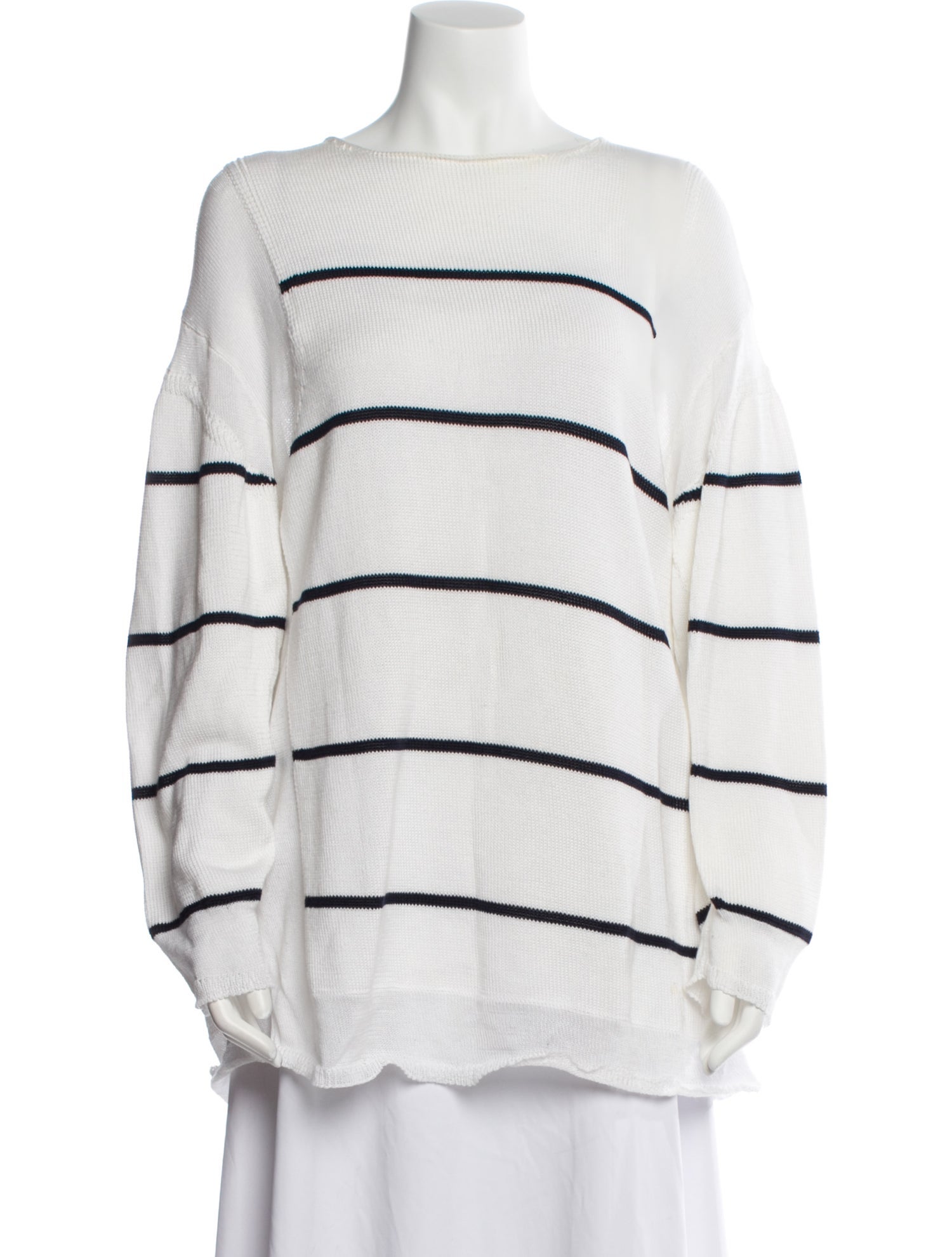 Stella McCartney Striped Bateau Neckline Sweater