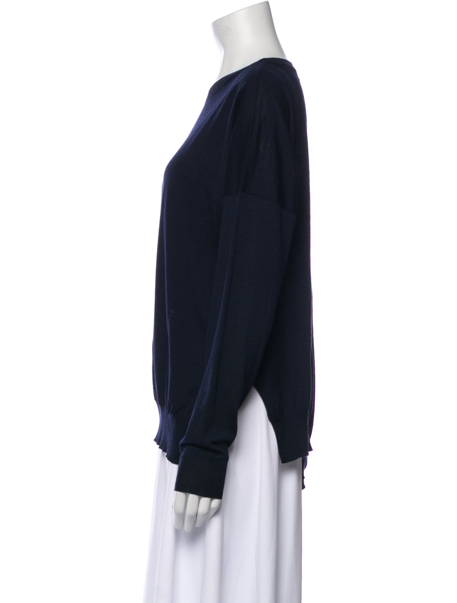 Stella McCartney Virgin Wool Scoop Neck Sweater