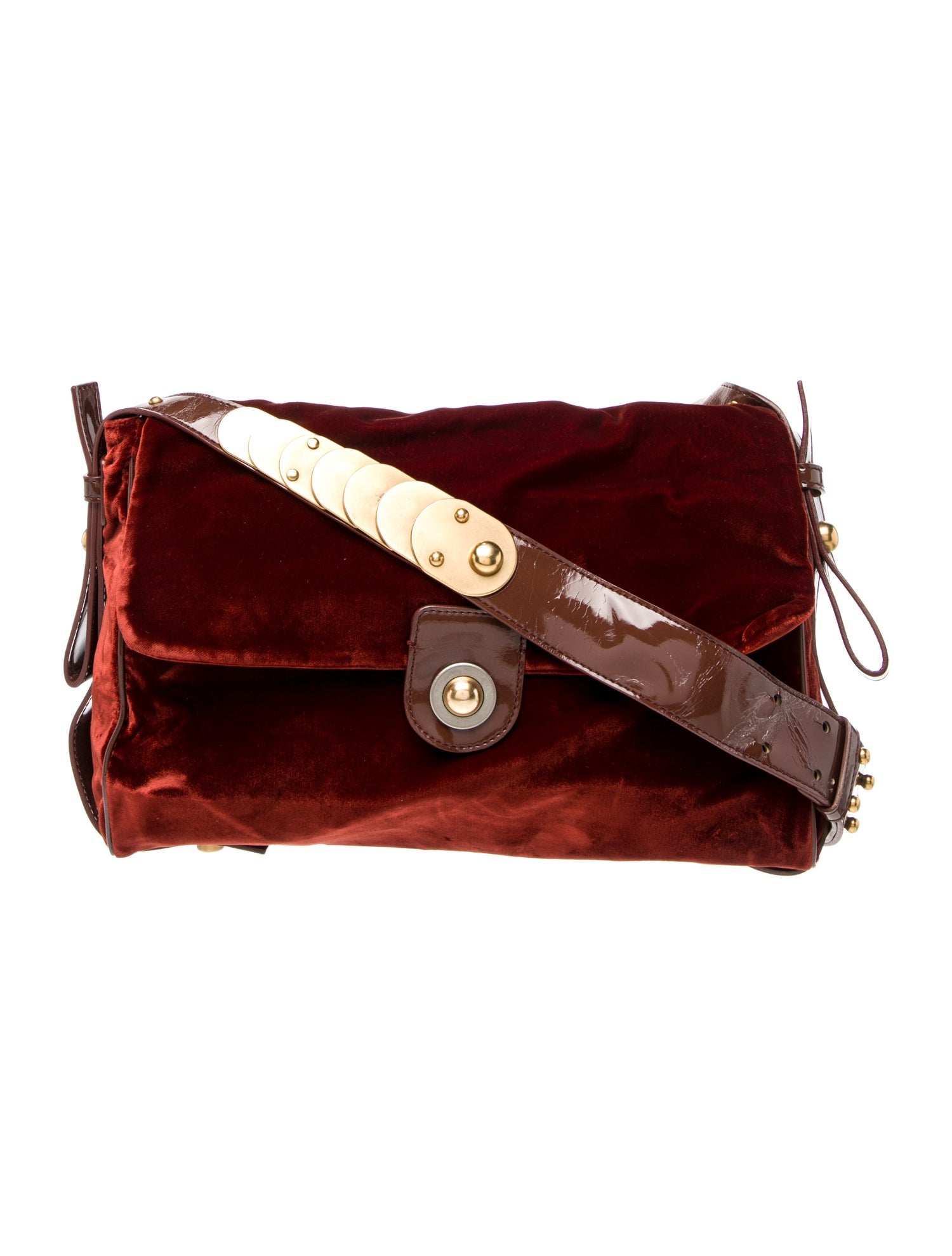 Stella McCartney Velvet Shoulder Bag