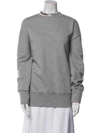 Stella McCartney Mock Neck Long Sleeve Sweatshirt