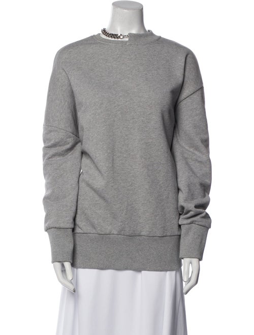 Stella McCartney Mock Neck Long Sleeve Sweatshirt