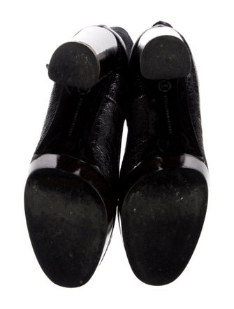 Stella McCartney Patent Leather Animal Print Boots