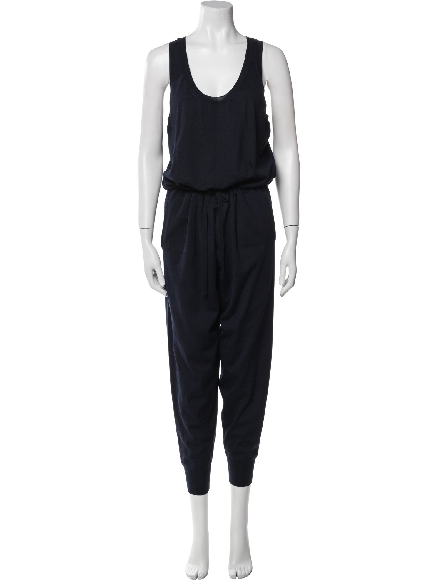 Stella McCartney Virgin Wool Scoop Neck Jumpsuit