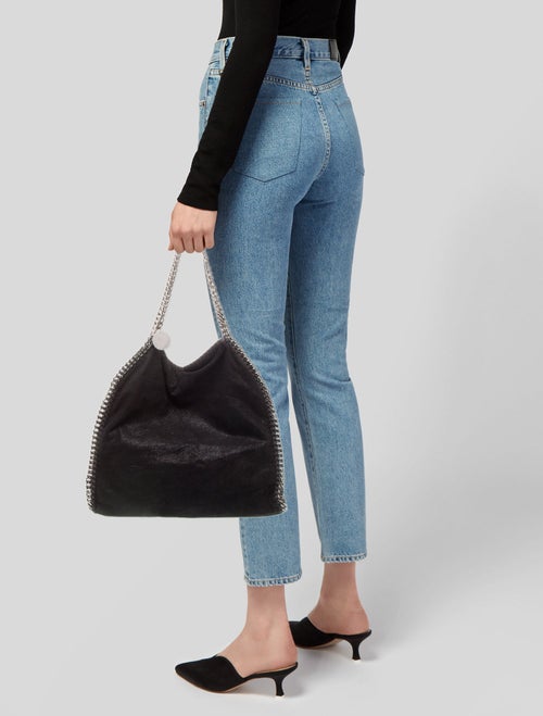 Stella McCartney Vegetarian Suede Shoulder Bag