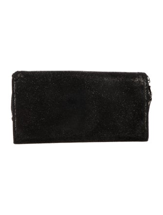 Stella McCartney Vegetarian Suede Continental Wallet