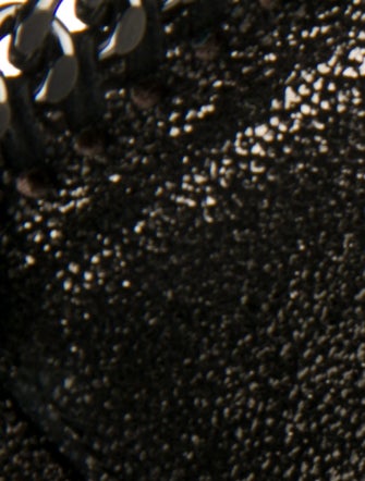 Stella McCartney Vegetarian Suede Continental Wallet