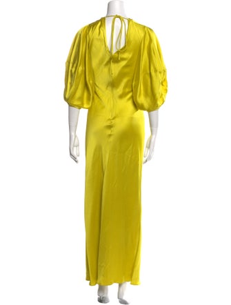 Stella McCartney V-Neck Long Dress