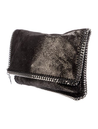 Stella McCartney Vegetarian Suede Clutch