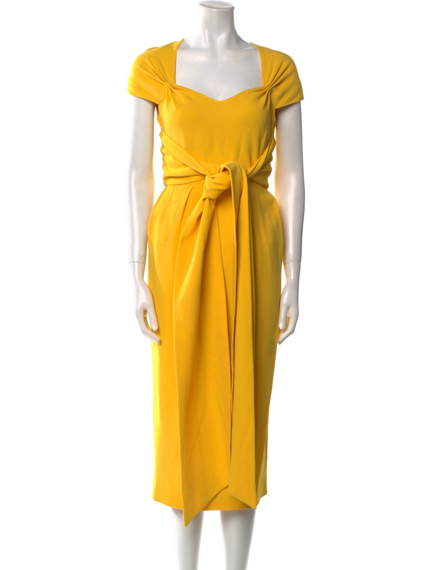 Stella McCartney Square Neckline Midi Length Dress